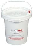 RecyclepakPrepaid Recycling Container Kit for Mixed Lamps, 5 Gal Round Pail, White