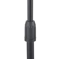 2 Pack Universal Desktop Microphone Stand Knob Structure Heavy Iron Base Adjustable Tabletop MIC Stand with Microphone Clip Black - Thumbnail 6
