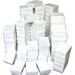 FindingKing 100 Cotton Boxes White Pendant Chain Charm Jewelry Displays 2 5/8
