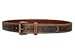 Daltech Force - Distressed Steel Core American Bison Leather Gun Belt - 14/15 oz - CCW - Brown - 1.5 inch Wide - 1030DW-45
