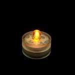 Submersible LED Decor Tea Light * Wedding or Events * (Pack of 10) - Amber