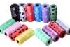Lorsoul 10PCS/SET Portable Degradable Pet Waste Pick Poop Bag, Printing Doggy Clean-Up Bag, Trash Garbage Bag - Random Colour