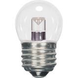 HC Lighting – S11 Style Sign Light 1W Medium E26 Screw Base 120V Input LED Retro Fit Light Bulb (2 Pack) (Clear)