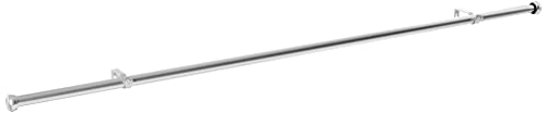 Rod Desyne 100-68-995 1" Rosen Curtain Rod, 120-170 inch, Satin Nickel