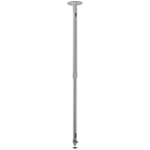 VideoSecu 24-40 Inch Adjustable Tilt Swivel Bracket Long Drop Ceiling Mount Stand for CCTV Security Camera Housing Home Surveillance System BMZ