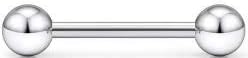 LAURITAMI Tongue Bars Piercing Replacement Balls 5mm Surgical Steel Straight Barbells 12/14/16mm 14G Nipple Piercing Jewellery - Image 3