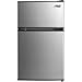 2 Door Stainless Steel Dorm Size Refrigerator
