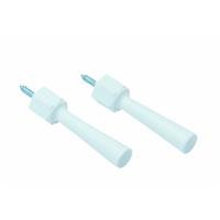 National Hardware N191-510 V235 Soft Jamb Door Stops in White, 2 pack