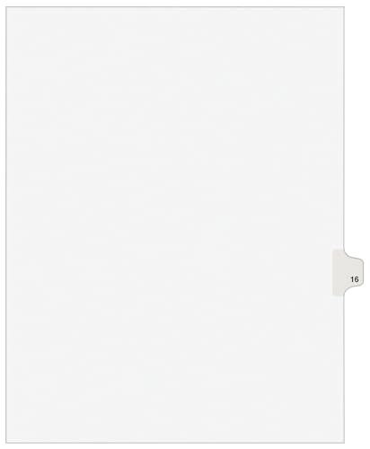 Avery Legal Dividers, Premium Individual Tab Titles, Letter Size, Side Tabs, 16…