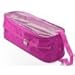 KLOUD City 5 Colors (Pink, Green, Black, Brown, Hot Pink) Nylon Double-Zipper Travel Portable Shoe Bag/Storage Bag Plus Cleaning Cloth (Hot Pink)