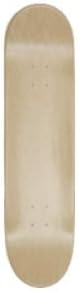 BLANK DECKS S Shape Natural Wood Skateboard Deck - Choose Size