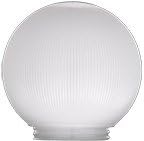 Polymer Products 3201-51630 Sphere 6 In. Prismatic White Acrylic Replacement Globe, Pack Of 6