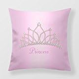 Yourway Decor Pillow Cover Little Princess Pillow Case Pink