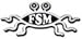 FSM Flying Spaghetti Monster Plastic Auto Emblem - [Silver][5 1/2'' x 2 1/2'']