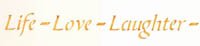 Life Love Laughter Stencil – Stencil with Paints – Plastic