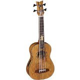 Ortega Guitars LIZARD-BS-GB Lizard Series Uke Bass with Dao Top and Body, Stain Finish
