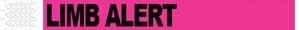 MEDICAL ID SOLUTIONS TYVEK WRISTBANDS Wristband, Tyvek, 1", Lim Alert, Pink, 1000/bx