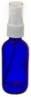 Greenals 1 Oz Cobalt Blue Boston Round Glass Bottle With Fine Mist Sprayer