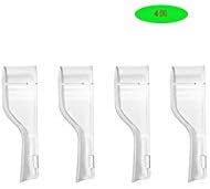 4 Pack Replaceable Brush Head Caps Protector Cover for Long Braun Oral B Electric Toothbrush Head by Kadior