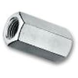 Dadi Filettatura Fine Con Inserto Dadi Di Bloccaggio Con Inserto In Nylon 3/8-24 UNF - Acciaio Inox, Filettatura Fine, 25 Pezzi Dadi Di Sicurezza 25 Pezzi