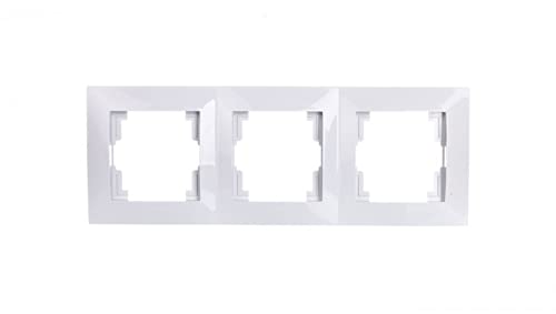 Carla 1773-00 5901752635432 Triple Frame White Electro-Plastic