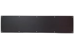 DON-JO CPG Products - Metal Kick Plate, 8-inch Height, 3/64-inch Thick - Choose The Width for Your Door (Duro Coated/Dark Brown, 8" X 28")