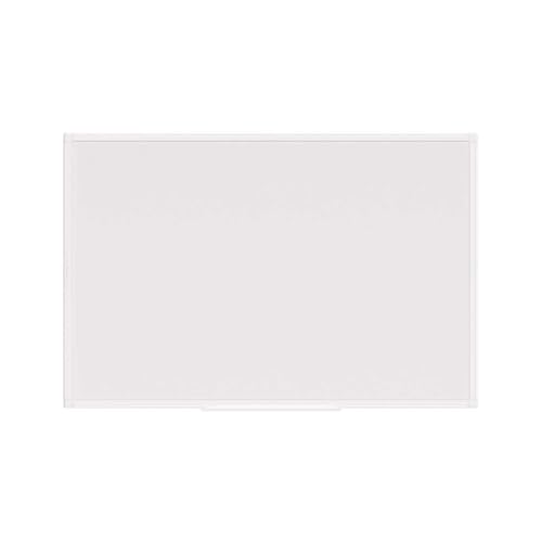 MAUL MAULprimo Whiteboard 60 x 90 cm | Magnetic Board with Storage Tray for Marker | Magnetic, Writeable and Dry Wipe | Mounting in Landscape and Portrait Format | White