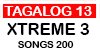 Tagalog 13 Magic Sing Song Chip for magicsing karaoke mic et25k,et23kh,et19kv,et18k,ed7000,ed8000, leadsinger ls2100, ls and all other magicsing 3 slots or more3700