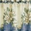 Collections Etc Magnolia Garden Floral Ruffle Pillow Sham, Blue, Sham