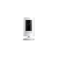 Ring Outdoor Cam (Stick Up Cam), Weather-resistant home or business security camera, outdoor ready, Live View, Color Night Vision, Two-Way Talk, motion alerts, Works with Alexa, White