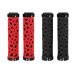Baosity Two Pairs Bikes Bicycle Grips Double Lock Bicycle Handlebar Grips Bar End Plugs Rubber Bike Grips for Bicycle Mountain BMX MTBthumb 1