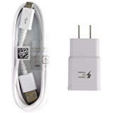 Adaptive Fast Charger for Samsung Galaxy S7 S7 Edge Note 4, Edge, S6/S6 Edge/Edge+, S6, Note 5 Note 2 LG G2 G3 G4 V10 by (JL)