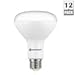 EcoSmart 65W Equivalent Soft White BR30 Dimmable LED Light Bulb (12-Pack)