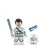 LEGO Star Wars Jek-14 Minifigure Complete - White lightsaber, helmet, hair-piece, & lightning (2014)