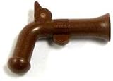 Lego Minifigure Weapon: Classic Brown Flintlock Pistol