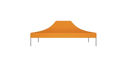 Partyzelt-Dach 4x3 m Orange 270 g/m² Gartenbauten Pavillon-Rahmen Dächer für Pavillions stabil – Bild 5