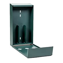Zero Waste USA Aluminum Dog Waste Bag Dispenser - Rust-Proof Roll Bag Holder for Parks & HOAs