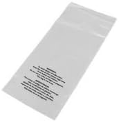 Self-Adhesive Poly Bags with Suffocation Warning for Commercial Use - Clear Self Sealing Polybag Set of 1000 (5” x10”) 1.5 mm Thick for Shipping, Packaging and Storage - 1000 Pcs
