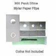 Guardhouse 2x2 Staple Paper Coin Holder for Dime, 300 pack