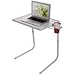 LAZY BUDDY New Smart Folding Table AS SEEN ON TV Portable Adjustable TV Dinner Tray Cup Holder Home Office II (1)