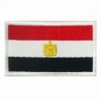 Egypt Country Flag Small Iron on Patch Crest Badge .. 1.5 X 2.5 Inches ... New