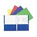 2-Pocket Paper Folders with Fasteners, Color Vary, Brand Vary, Pack of 10