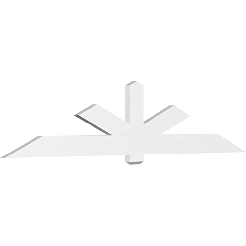 Ekena Millwork GBP108X23X0206KEN00 Kennewick Architectural Grade PVC Gable Brac…