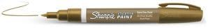 Sharpie Poster-Paint Marker, Water-Based, Extra-Fine Point, Gold (35532)