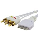 RCA AV Cable With iPod Plug (Lifetime Warranty, Bulk Packaging)