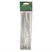 metal ground pegs 10 pack