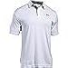 Under Armour Tech Polo - Mens White / Graphite Medium