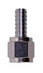 Barbed Swivel Nut, 1/4" Flare, 1/4" Barb