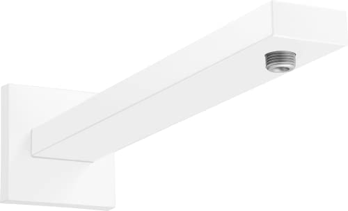 hansgrohe Brazo de ducha de 39 cm, color blanco mate.