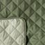 Collections Etc Reversible Quilted Furniture Protector Cover, Olive/Sage, Recliner